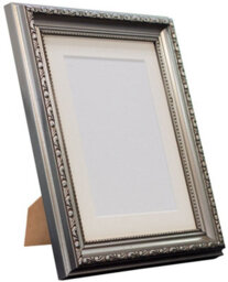Frames By Post Shabby Chic Gun Metal Frame With Ivory Mount For Image Size 10 X 4 Inch - thumbnail 2