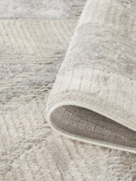 Mabel Modern Contemporary Living Room Area Rug - Abstract Seamless Geometric Design Stone-Gem 160X230 Cm - thumbnail 3