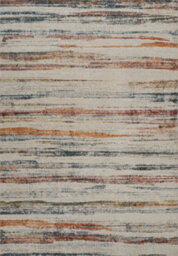Aress Washable Modern Living Room Area Rug -Low Pile Line Design Muti Coloured 200Cm X 290Cm - thumbnail 2