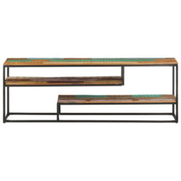 Berkfield Tv Cabinet 130X30X45 Cm Solid Reclaimed Wood - thumbnail 2
