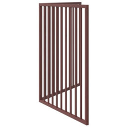 Vidaxl Dog Gate Foldable 2 Panels Brown 160 Cm Poplar Wood - thumbnail 5