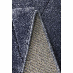 Melrose Solid Blue Lines Design Indoor Area Runner Rug 12mm Pile Height 060/200Cm - thumbnail 4