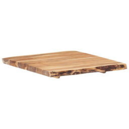 Berkfield Durable Table Top Solid Acacia Wood 58X(50-60)X3.8 Cm - thumbnail 4