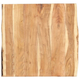 Berkfield Durable Table Top Solid Acacia Wood 58X(50-60)X3.8 Cm - thumbnail 2
