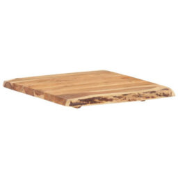 Berkfield Durable Table Top Solid Acacia Wood 58X(50-60)X3.8 Cm - thumbnail 8