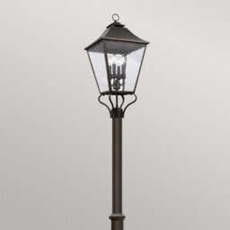 Luminosa Lighting Elstead Galena 4 Light Outdoor Lamp Posts, Sable Ip44 - thumbnail 2
