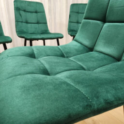 Kosy Koala Dining Chairs Set Of 4 Green Tufted Chairs Velvet Chairs, Soft Padded Seat Living Room Chairs , Kitchen Chairs, Dining Room - thumbnail 7