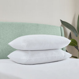 Catherine Lansfield Anti Allergy Hollowfibre Pillow Pair White - thumbnail 1
