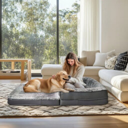 Extra Large Dog Bed Foldable Calming Pet Dog Sofa - thumbnail 4
