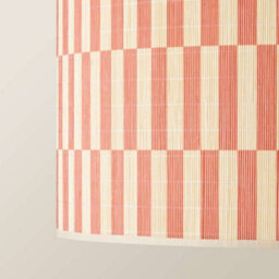 Valuelights Lori Orange Checkerboard Bamboo Drum Ceiling Lamp Shade (D)45Cm - thumbnail 5