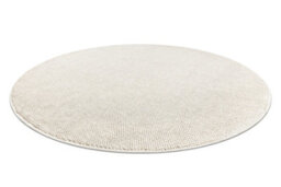 RugsX Carpet Casablanca Loom Circle Cream, Loop, Soft Indoor & Outdoor Circle 150 Cm - thumbnail 3