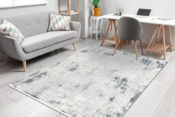 RugsX Modern Carpet Duke 51558 Cream / Blue - Geometric Vintage Structured,  280X370 Cm - thumbnail 5