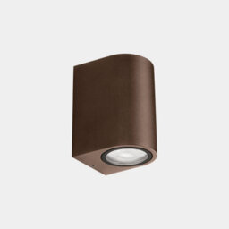 Luminosa Lighting Luminosa Eko Outdoor Wall Down Lamp Brown Gu10 8W Ip66