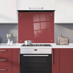 60 X 80Cm Red Pepper Glass Kitchen Splashback Splatter Screen Pre Drilled Holes Wall Hanging Fixings Included - thumbnail 1