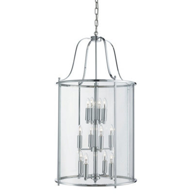 Lighting Collection Reykjavik Chrome  12Lt Pendant - image 1