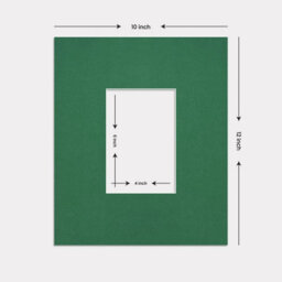 Ak Frames 12X10 Emerald Picture Mounts To Fit 6X4 Aperture Size - Mount Board Only (No Frame Included) - thumbnail 3