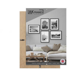 Ak Frames 11X8.5 Frameless Clip Frame With Shatter-Resistant Perspex - Clip Photo Frame For Prints, Photos And Wall Art