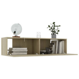 Berkfield Tv Cabinet Sonoma Oak 120X30X30 Cm Engineered Wood - thumbnail 3