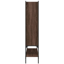 Berkfield Bookcase Brown Oak 102X30X141.5 Cm Engineered Wood - thumbnail 6