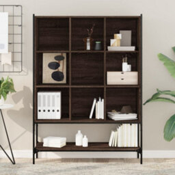 Berkfield Bookcase Brown Oak 102X30X141.5 Cm Engineered Wood - thumbnail 3