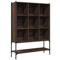 Berkfield Bookcase Brown Oak 102X30X141.5 Cm Engineered Wood - thumbnail 2