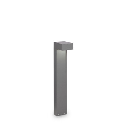 Ideal Lux Sirio Outdoor Bollard Lamp 2 Lights Grey Ip44, G9