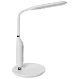 Beliani Desk Lamp White With Adjustable Arm, Dimmer And Colour Temperature Control - thumbnail 5