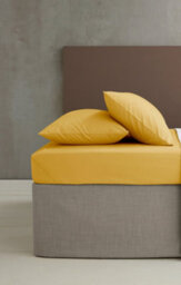 Catherine Lansfield Pillowcases Easy Iron Percale Standard 50X75Cm Pack Of 2 Pillow Cases With Envelope Closure Ochre - thumbnail 3