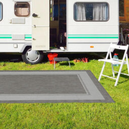 Homeart Outdoor Rugs Easy Cleaning Area Rugs For Balcony,garden,picnic,uv Weather Resistant  D.grey Cream,140X200-Mc - thumbnail 3