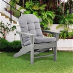 Light Grey-110 Outdoor Chair Seat Pads High-Back Rocking Chair Cushion Waterproof Patio Cushion - thumbnail 3