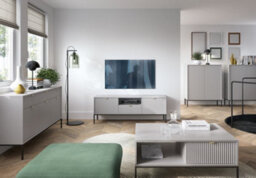 Arte Stylish Nova Chest Of Drawers H830mm W1540mm D390mm In Grey Matt - Versatile Elegance - thumbnail 5