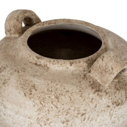 Hill Interiors Terra Medium Urn Vase With Handles - Ceramic - L29 X W29 X H29 Cm - Brown - thumbnail 4