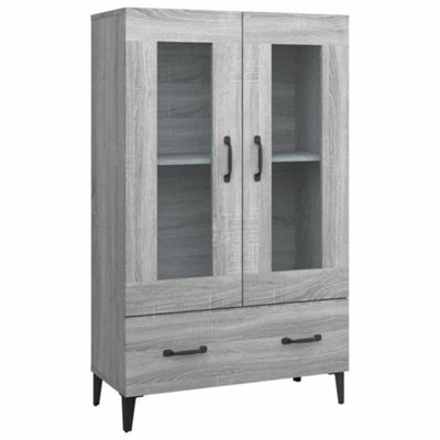 Vidaxl Highboard Grey Sonoma 70X31X115 Cm Engineered Wood - image 1