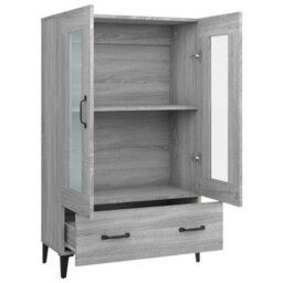 Vidaxl Highboard Grey Sonoma 70X31X115 Cm Engineered Wood - thumbnail 6