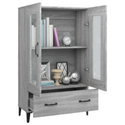 Vidaxl Highboard Grey Sonoma 70X31X115 Cm Engineered Wood - thumbnail 4