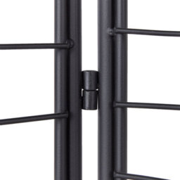 Beliani 3 Panel Room Divider Noale Black 135 Cm 170 Cm - thumbnail 7