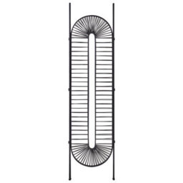 Beliani 3 Panel Room Divider Noale Black 135 Cm 170 Cm - thumbnail 6