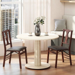 Folding Dining Chairs Space-Saving Upholstered Kitchen Chair Set Of 2 - thumbnail 5