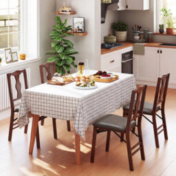 Folding Dining Chairs Space-Saving Upholstered Kitchen Chair Set Of 2 - thumbnail 4