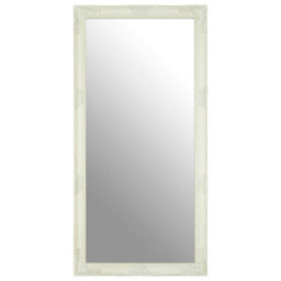 Premier Housewares Interiors By Premier Zelma White And Brushed Gold Finish Wall Mirror