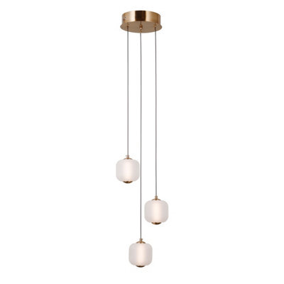 Luminosa Lighting Luminosa Ganti Cluster Pendant Ceiling Light Gold 3000K Warm White 3Xled - image 1