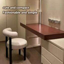Soft Makeup Vanity Chair With Backrest - thumbnail 5
