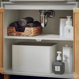 Sobuy Bzr125-W, Under Sink Cabinet Bathroom Vanity Unit Bathroom Storage Cabinet,white,w60Xd33Xh60 - thumbnail 4