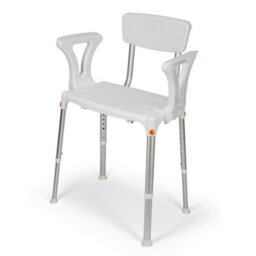 Croydex Inclusive White Aluminium & Moulded Plastic Freestanding Shower Chair (H)900mm (W)615mm