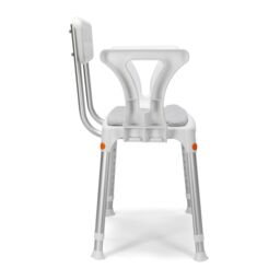 Croydex Inclusive White Aluminium & Moulded Plastic Freestanding Shower Chair (H)900mm (W)615mm - thumbnail 8