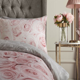 Gc Gaveno Cavailia Madison Roses Duvet Cover Bedding Set King Pink 3Pc With Flowers Design Reversible Quilt Cover - thumbnail 3