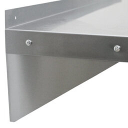 MonsterShop 2Xkukoo Commercial Stainless Steel Shelves Kitchen Wall Shelf Catering Corrosion Resistant & Free Microfiber Cloths 1940mmx300mm - thumbnail 5