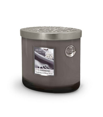 Heart and Home Heart & Home Cashmere  Twin Wick Ellipse Soy Candle - 40 Hours Burn - image 1