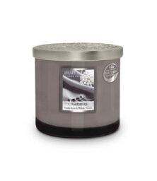 Heart and Home Heart & Home Cashmere  Twin Wick Ellipse Soy Candle - 40 Hours Burn - thumbnail 3