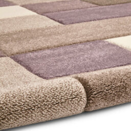 Grey/purple Rug, Stain-Resistant Rug, Modern Handmade Geometric Rug For Bedroom, & Living Room-60 X 230Cm (Runner) - thumbnail 7